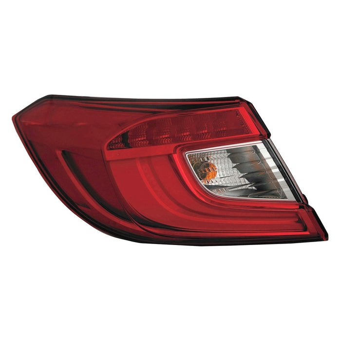 Honda Accord Driver Side Tail Light Assembly Outer Sedan - HO2804118