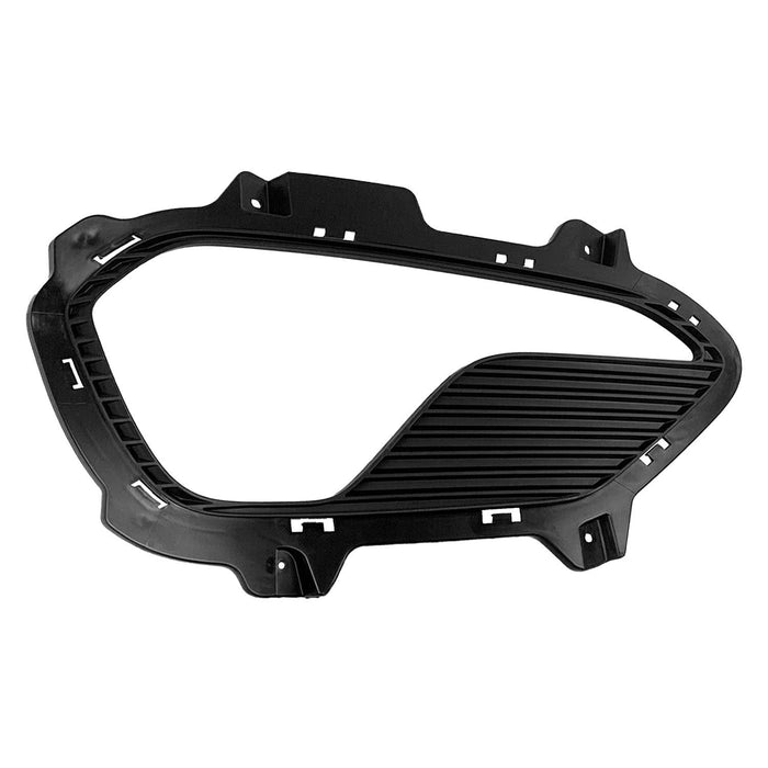 Hyundai Santa Fe Front Passenger Side Bumper Insert Fog Lamp Bezel From 12-18-12 For Use W/Fog Lamps - HY1039122