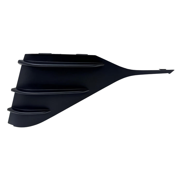 Hyundai Elantra Front Passenger Side Bumper Insert Fog Lamp Opening Cover For Use W/O Fog Lamps Textured - HY1039188