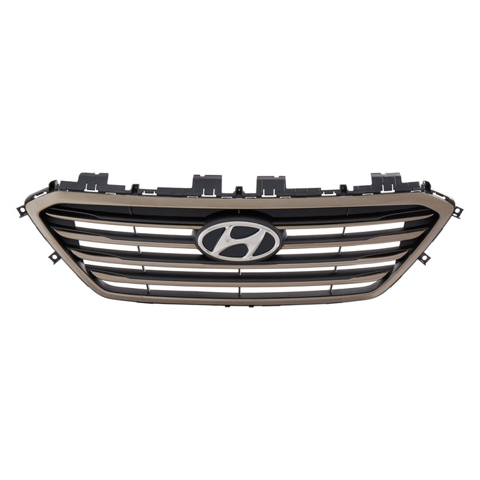 Hyundai Sonata Grille Standard Type W/O Auto Cruise Chrome Assembly - HY1200188