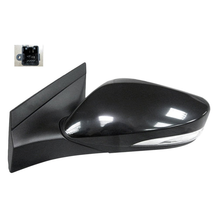 Hyundai Accent Driver Side Door Mirror Power Non-Heated W/Signal Lamps Assembly - HY1320182