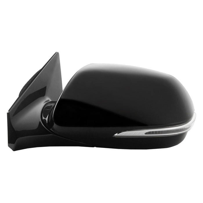 Hyundai Santa Fe Driver Side Door Mirror Power Heated W/Signal Lamp W/O Blind Spot Detection Assembly - HY1320207