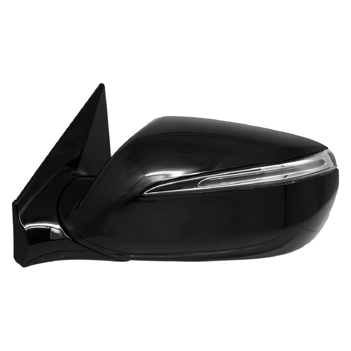Hyundai Santa Fe Sport Driver Side Door Mirror Heated W/S/L W/Blind Spot Det. W/O S/V Camera W/O Memory Assembly - HY1320234