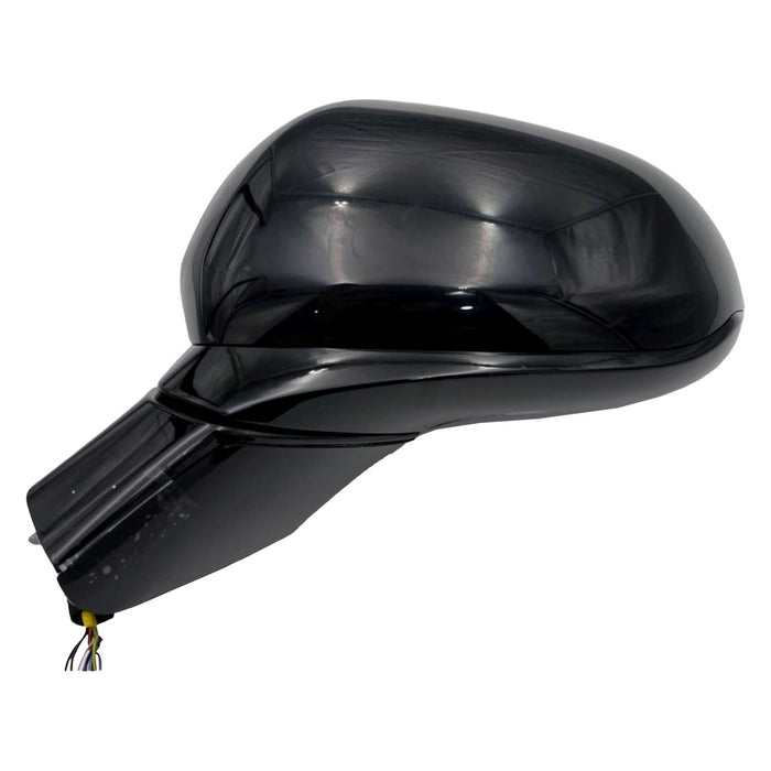 Hyundai Santa Fe Driver Side Door Mirror Heated W/O Signal Lamp Textured Assembly - HY1320263