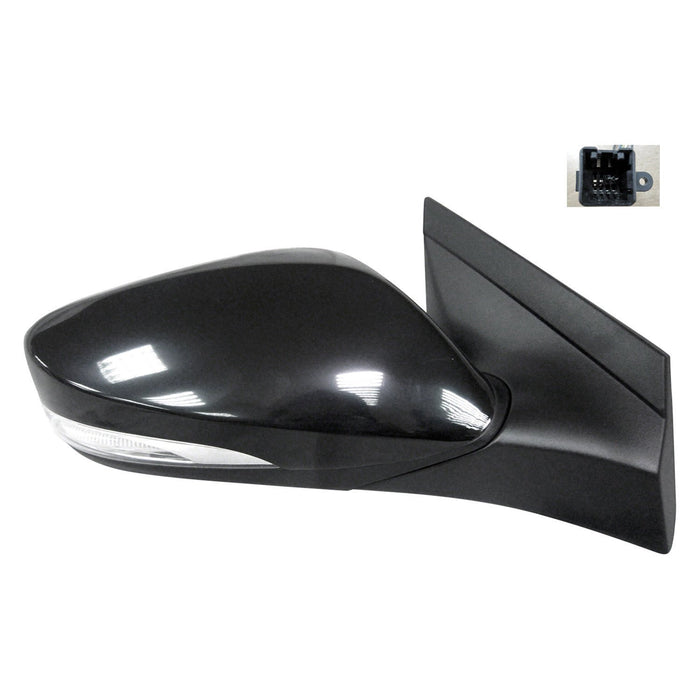 Hyundai Accent Passenger Side Door Mirror Power Non-Heated W/Signal Lamps Assembly - HY1321182