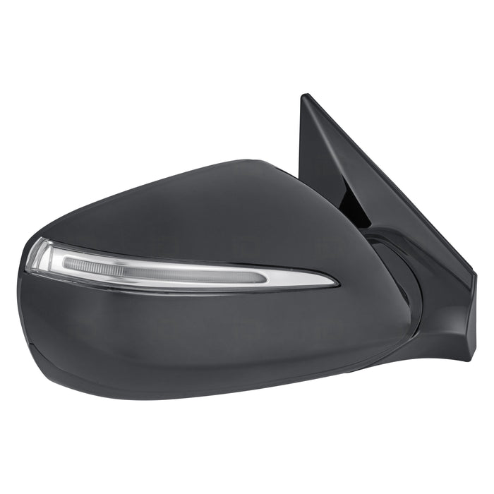 Hyundai Santa Fe Sport Passenger Side Door Mirror Power Heated W/Signal Lamp W/O Blind Spot Detection Assembly - HY1321201