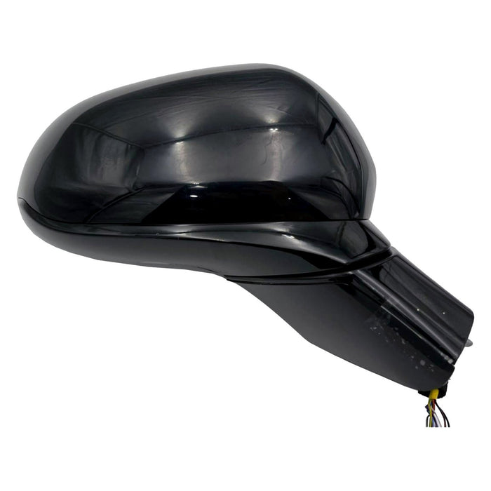 Hyundai Santa Fe Passenger Side Door Mirror Heated W/O Signal Lamp Textured Assembly - HY1321263