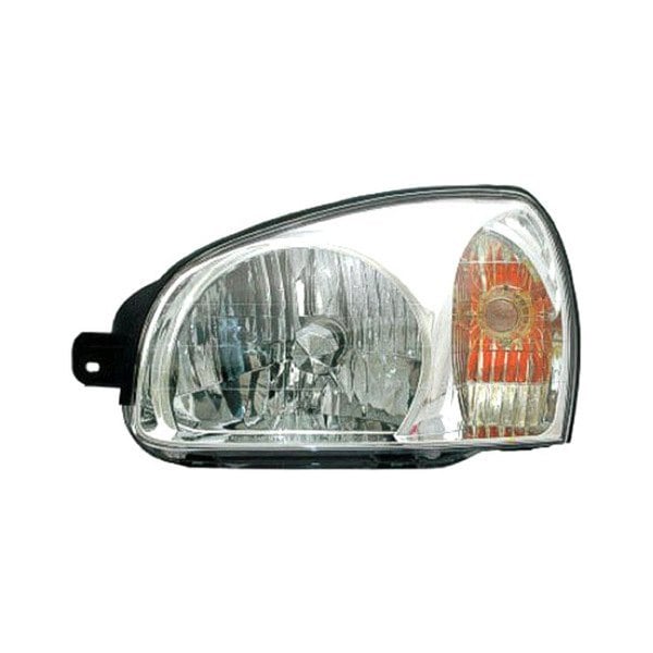Hyundai Santa Fe Driver Side Headlight Assembly Includes Park/Signal Lamps From 3/3/03 To 7/14/03 Composite - HY2502129