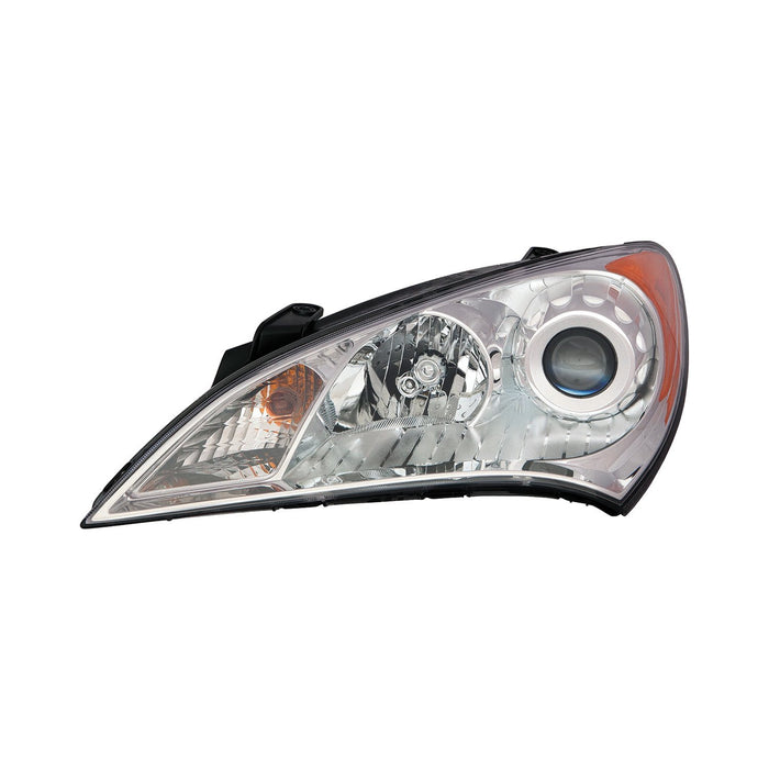Hyundai Genesis Coupe Driver Side Headlight Assembly Halogen Composite - HY2502154