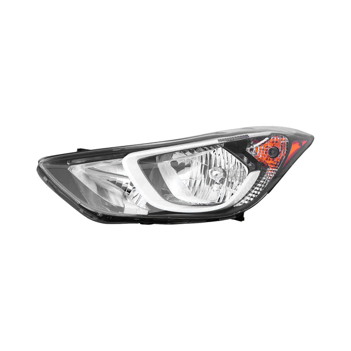 Hyundai Elantra Driver Side Headlight Assembly Usa Built W/O Led Position Lamp Composite - HY2502187