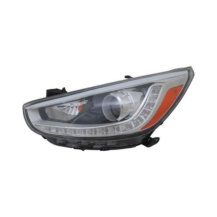 Hyundai Accent Driver Side Headlight Assembly Led Projector Type Composite - HY2502191