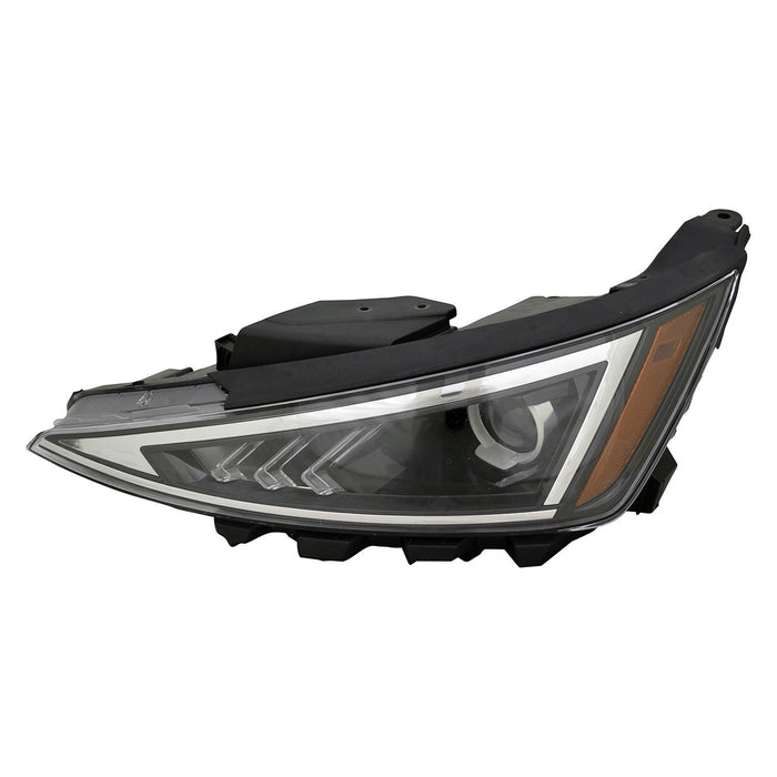 Hyundai Elantra Driver Side Headlight Assembly Usa Built W/O Led Daytime Running Lamps Composite - HY2502233