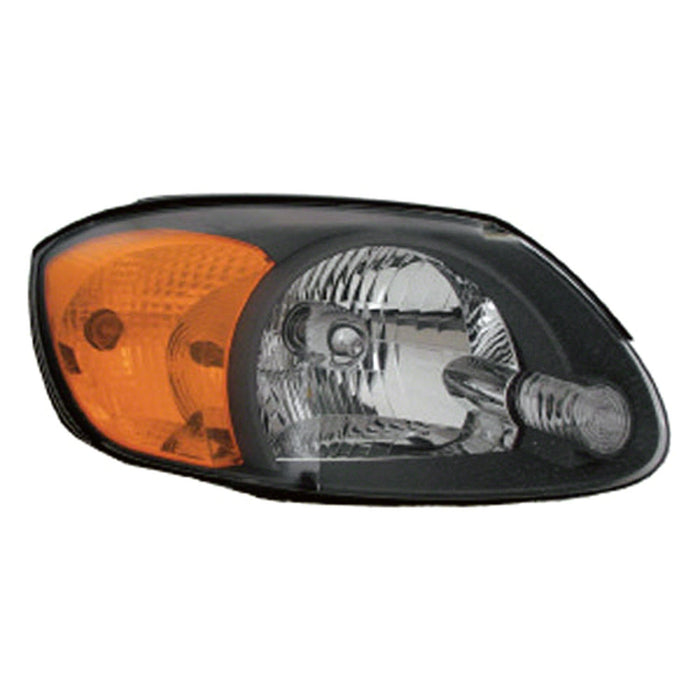Hyundai Accent Passenger Side Headlight Assembly From 9-1-02 To 3-1-06 Composite - HY2503128