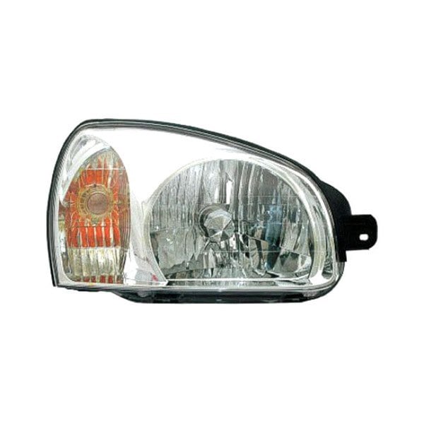 Hyundai Santa Fe Passenger Side Headlight Assembly Includes Park/Signal Lamps From 3/3/03 To 7/14/03 Composite - HY2503129