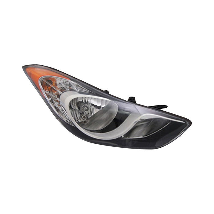 Hyundai Elantra Passenger Side Headlight Assembly Usa Built Composite Sedan - HY2503161