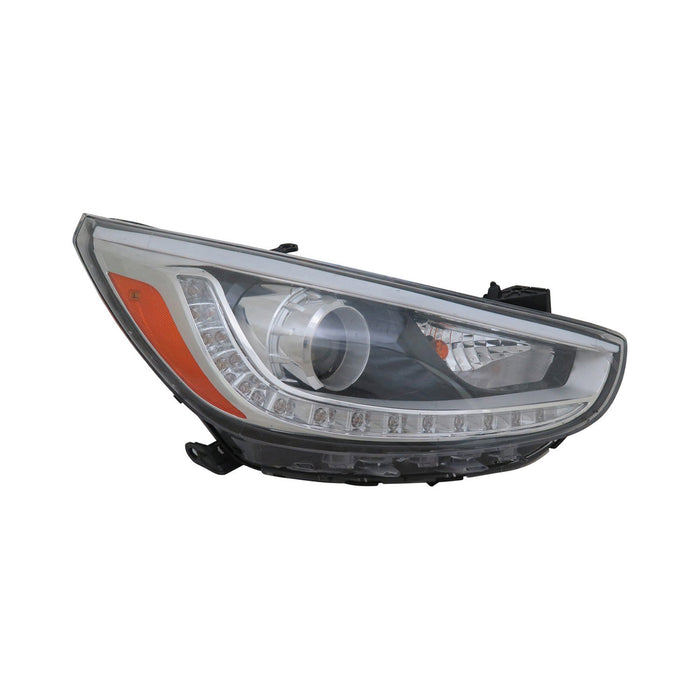 Hyundai Accent Passenger Side Headlight Assembly Led Projector Type Composite - HY2503191