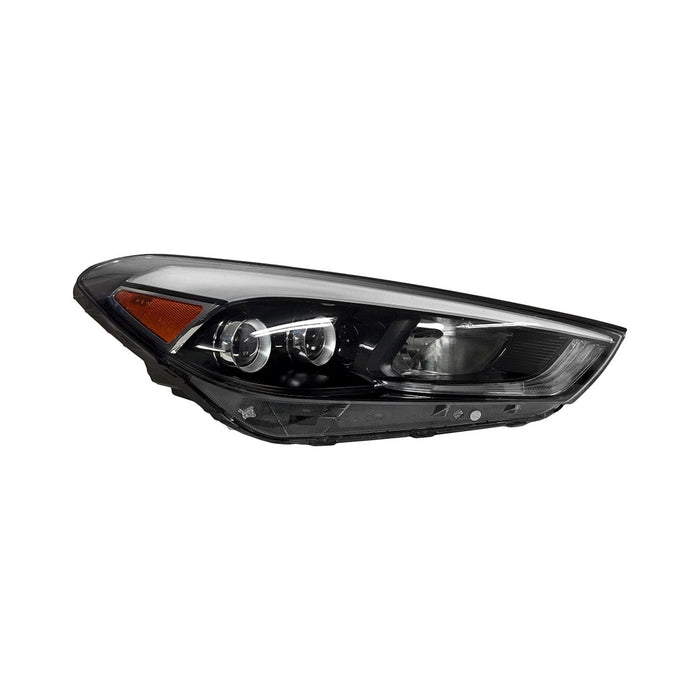 Hyundai Tucson Passenger Side Headlight Assembly Halogen W/Led Position Lamp Composite - HY2503200