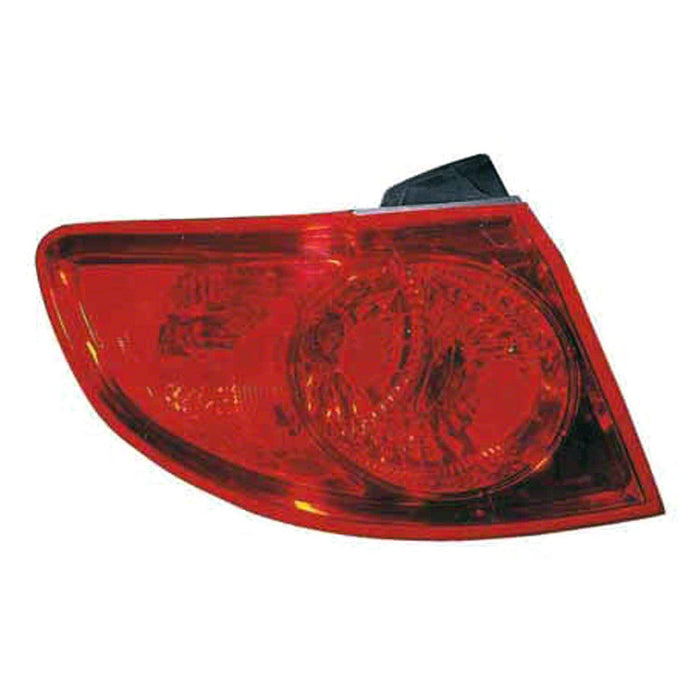 Hyundai Santa Fe Driver Side Tail Light Assembly On Body Outer - HY2804110