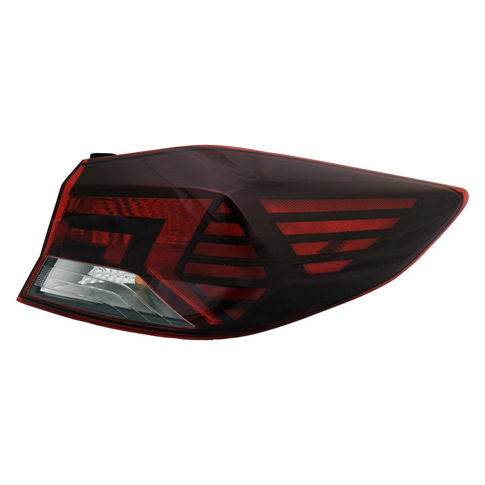 Hyundai Elantra Passenger Side Tail Light Assembly Usa Built Bulb Type Outer - HY2805159