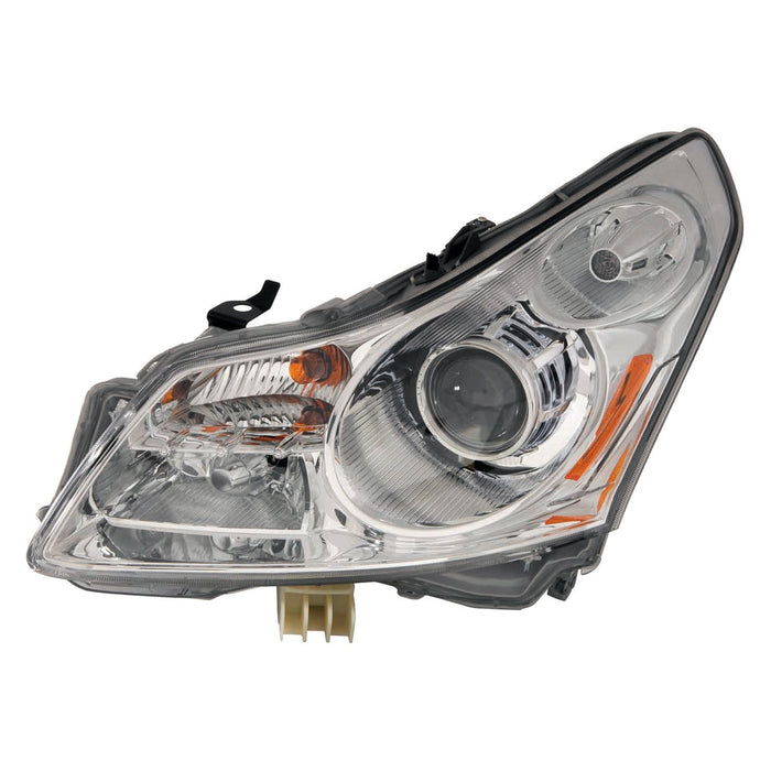 INFINITI G37 Driver Side Headlight Assembly W/O Technology Pkg Composite Sedan - IN2502146