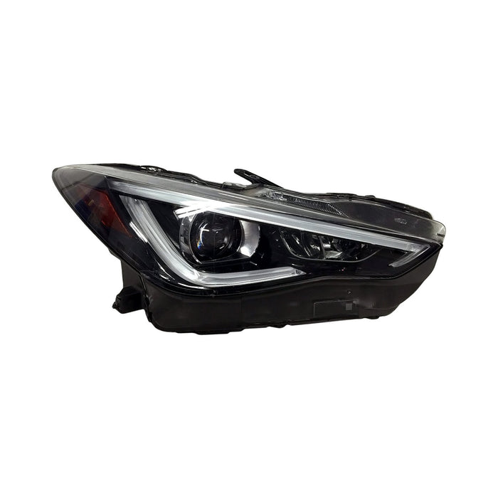 INFINITI Q60 Passenger Side Headlight Assembly W/O Adaptive Headlamps Composite - IN2503178