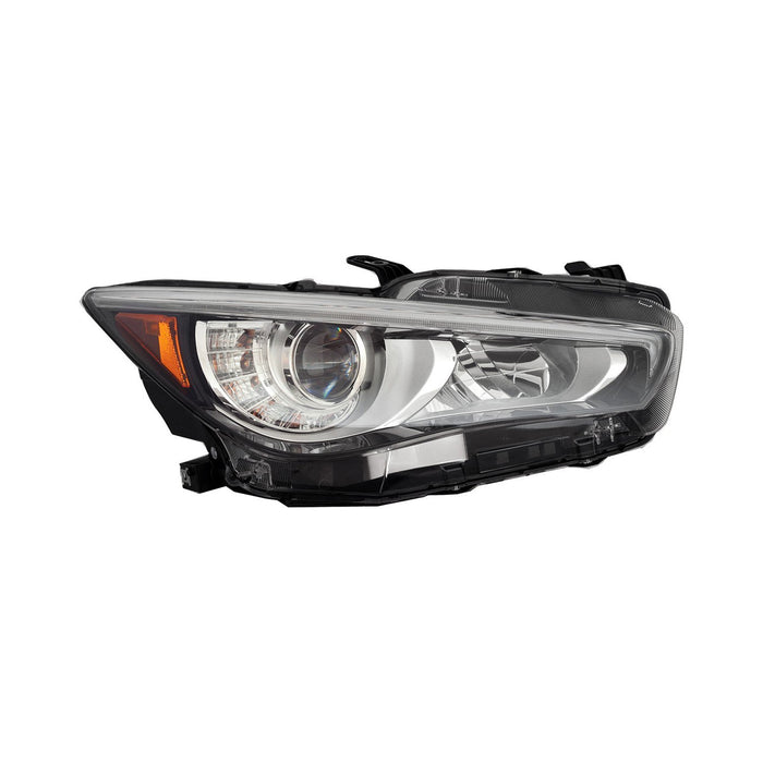 INFINITI Q50 Passenger Side Headlight Assembly W/O Adaptive Headlamps Composite - IN2503179