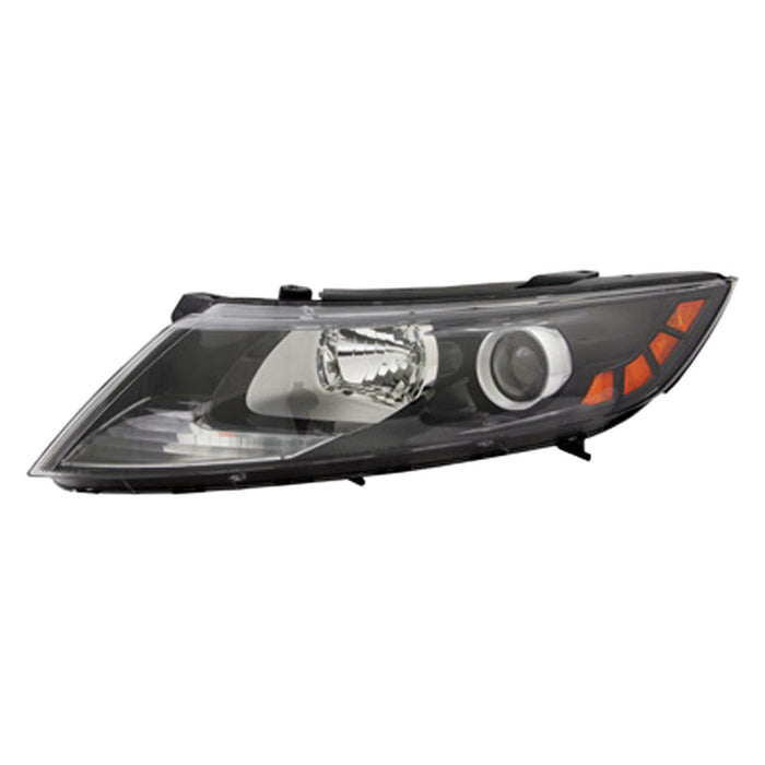 Kia Optima EX/LX/SX Driver Side Headlight Assembly Halogen Korea Built To 12-6-10 Composite - KI2502146