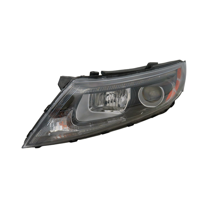 Kia Optima Driver Side Headlight Assembly Halogen Usa Built W/Led Position Lamp Composite - KI2502176