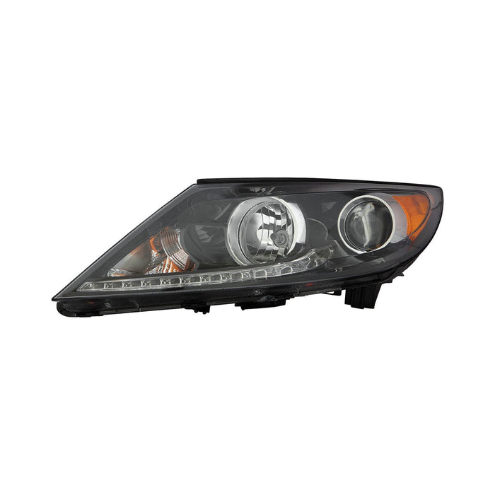 Kia Sportage Driver Side Headlight Assembly W/O Led Accent Light Composite - KI2502184