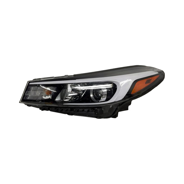 Kia Forte5 Driver Side Headlight Assembly Halogen Korea Built W/O Led Position Lamp Composite - KI2502205