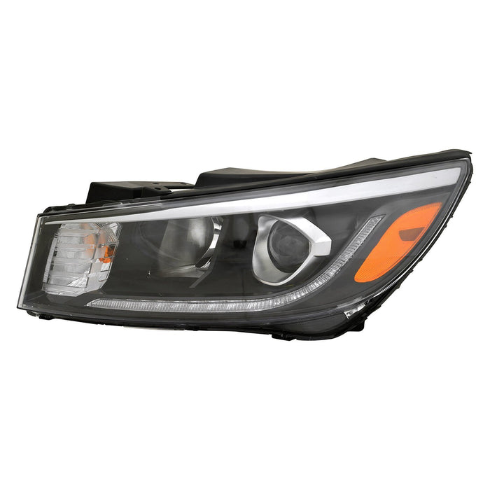 Kia Sedona Driver Side Headlight Assembly Halogen W/Led Position Lamp Composite - KI2502233