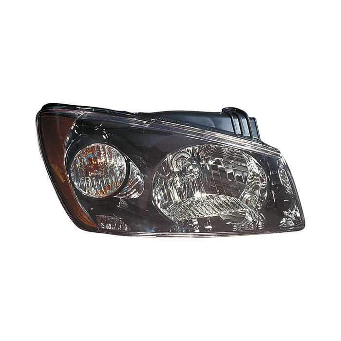 Kia Spectra/Spectra5 Base/EX/GS/GSX/LS/LX/SX Passenger Side Headlight Assembly Composite - KI2503117