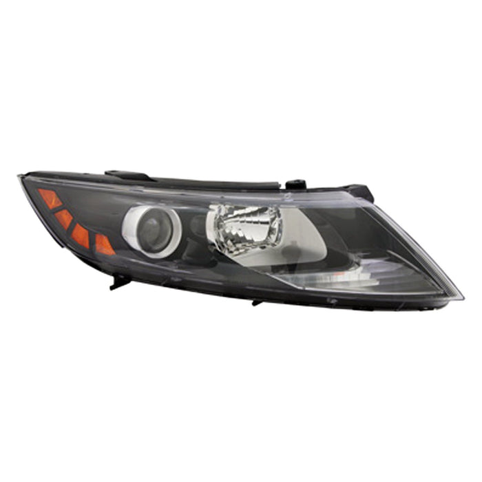 Kia Optima EX/LX/SX Passenger Side Headlight Assembly Halogen Korea Built To 12-6-10 Composite - KI2503146