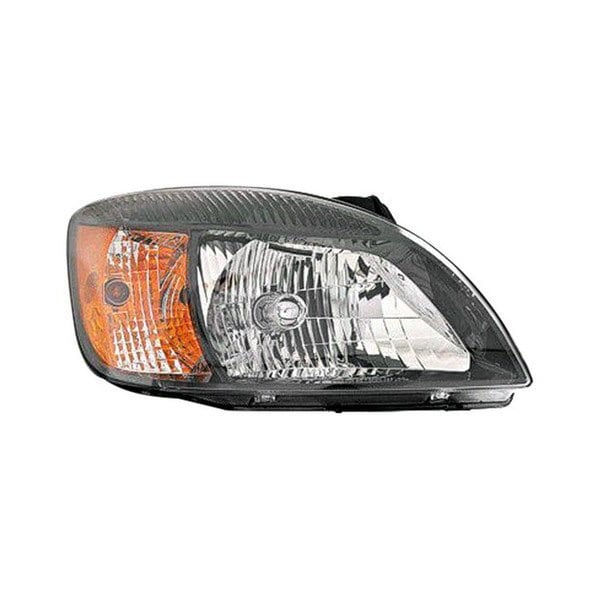 Kia Rio Passenger Side Headlight Assembly Type 2 W/Amber Reflector Smote Glass Trim Composite Sedan - KI2503153