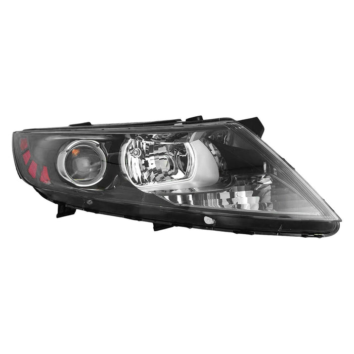 Kia Optima EX/EX Luxury/LX/SX/SXL Passenger Side Headlight Assembly Halogen Korea Built From 12-6-10 Composite - KI2503155