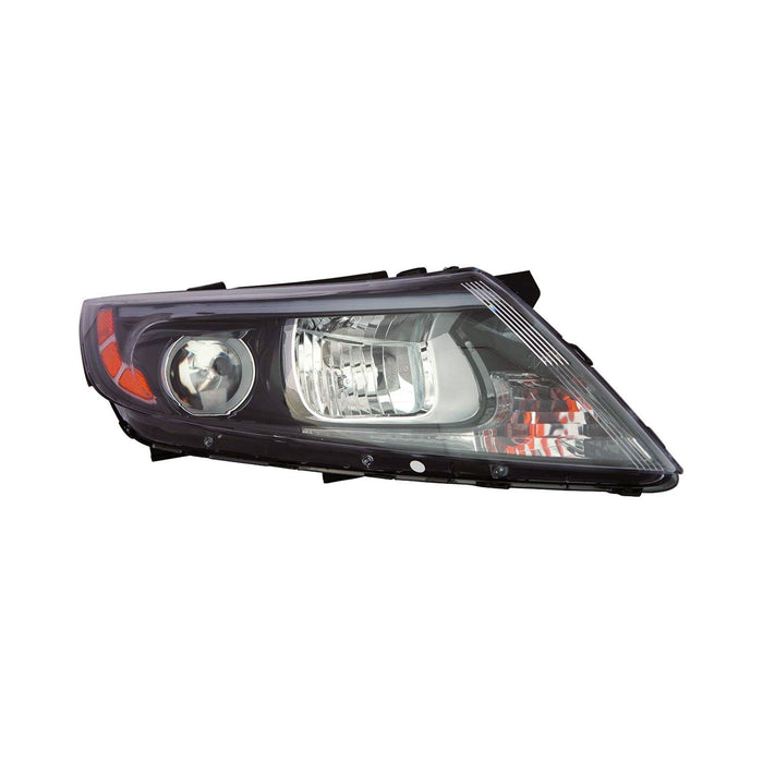 Kia Optima Passenger Side Headlight Assembly Hid Usa Built W/Led Position Lamp Composite - KI2503178