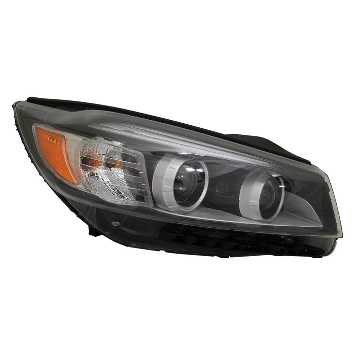 Kia Sorento Passenger Side Headlight Assembly Halogen W/O Led Accent Light Composite - KI2503185