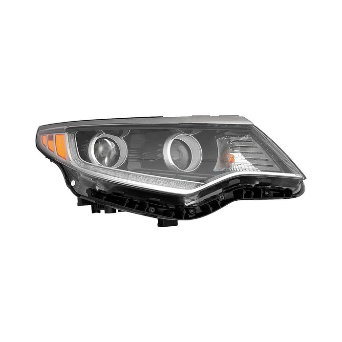 Kia Optima Passenger Side Headlight Assembly Halogen W/Daytime Running Light Composite - KI2503197