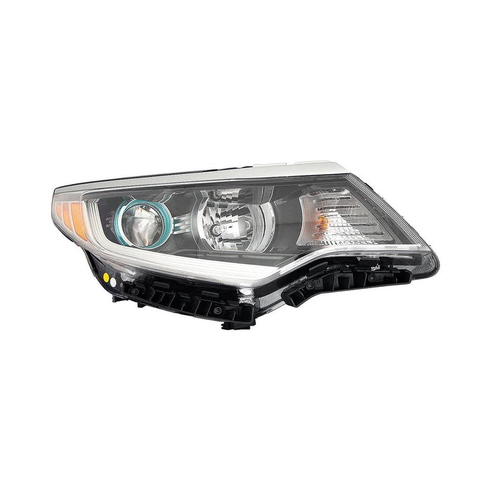 Kia Optima Hybrid EX/Hybrid EX Premium/Hybrid LX/Hybrid Premium/Plug-In Hybrid EX/Plug-In Hybrid EX Premium Passenger Side Headlight Assembly W/O Led Daytime Running Lamps Composite - KI2503219