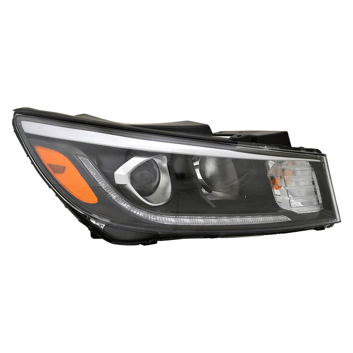 Kia Sedona Passenger Side Headlight Assembly Halogen W/Led Position Lamp Composite - KI2503233