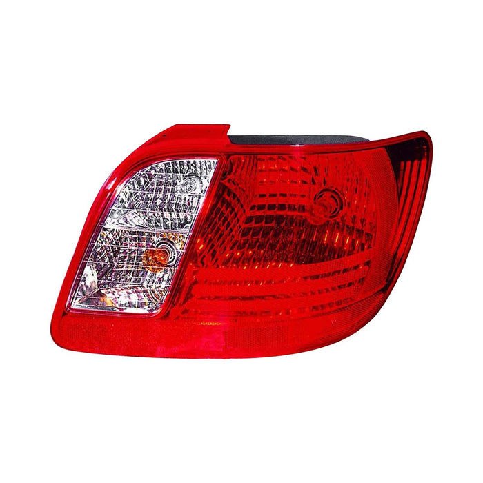 Kia Rio Passenger Side Tail Light Assembly 4 Door Sedan - KI2801128