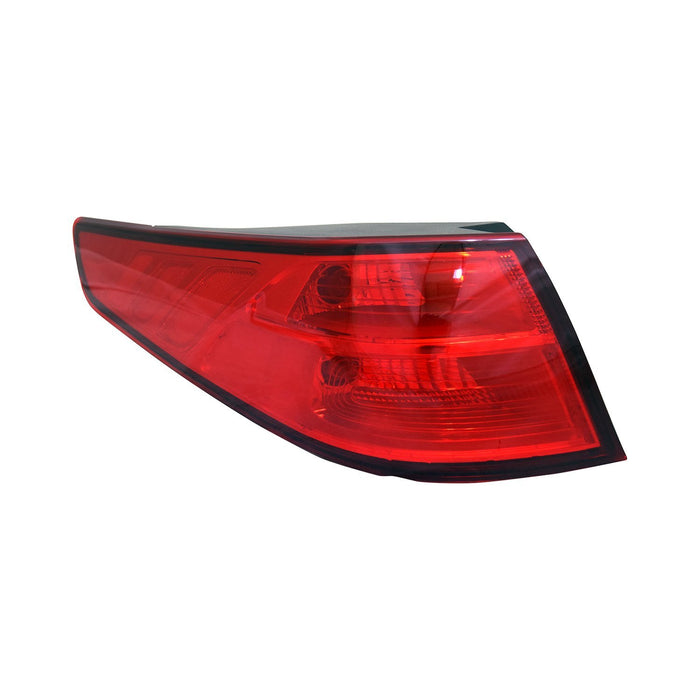 Kia Optima Driver Side Tail Light Assembly Bulb Type Usa Built Outer - KI2804114