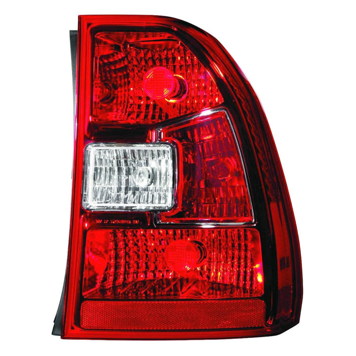 Kia Sportage Driver Side Tail Light Housing Red/Clear Center Includes Lens - KI2818100