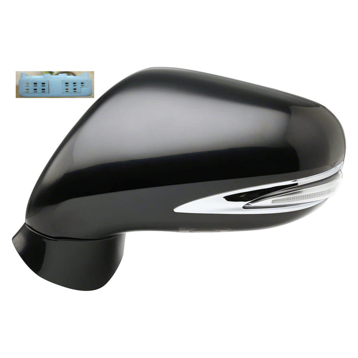 Lexus IS250 Driver Side Door Mirror Power W/Signal Lamp W/Puddle Lamp W/O Luxury/Sport Pkg Assembly - LX1320111