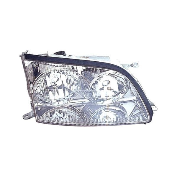 Lexus LS400 Passenger Side Headlight Assembly W/O High Intensity Discharge Xenon Lamps Composite - LX2503105