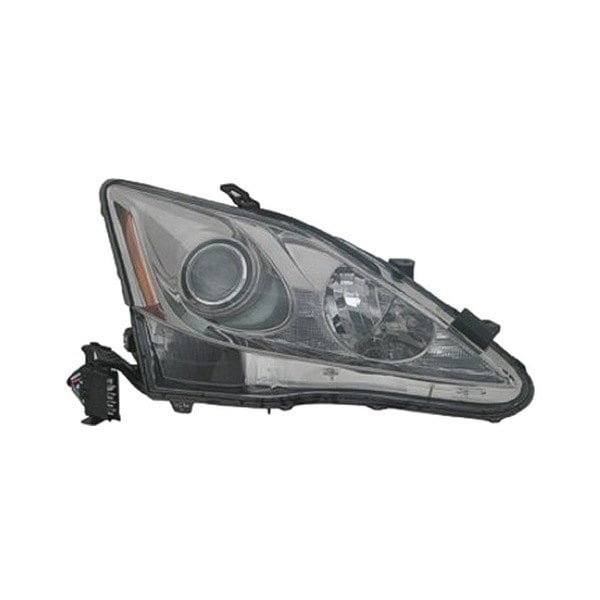 Lexus IS250 Passenger Side Headlight Assembly W/O Auto Leveling Lamps Composite - LX2503132