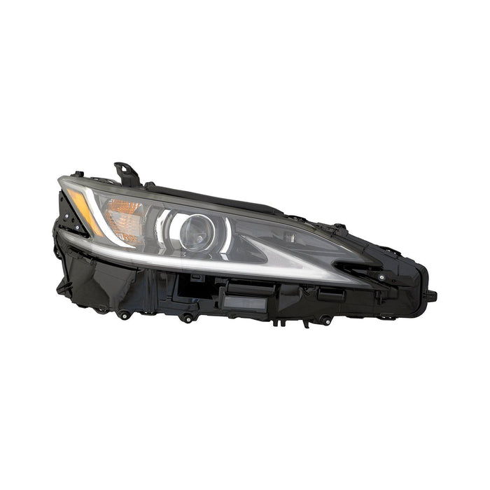 Lexus ES350 Passenger Side Headlight Assembly W/O Led Signal Lamp North America Built Composite - LX2503183