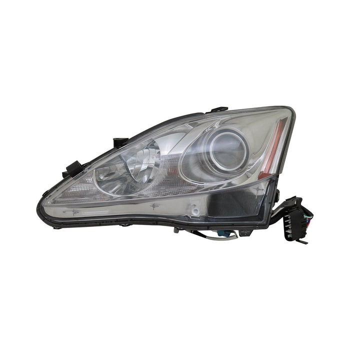Lexus IS250/IS350 Driver Side Headlight Lens Housing Halogen - LX2518125
