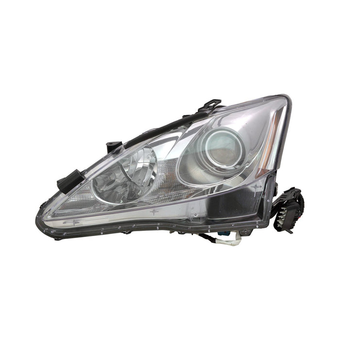 Lexus IS250/IS350 Driver Side Headlight Lens Housing Halogen - LX2518131