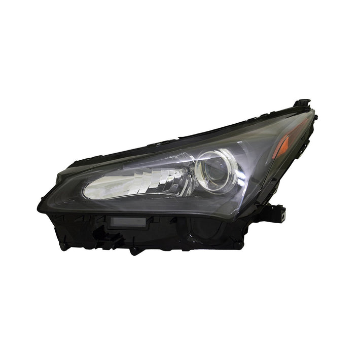 Lexus NX200t Driver Side Headlight Lens Housing Single Beam W/F Sport Pkg Lens/Housing Only - LX2518142